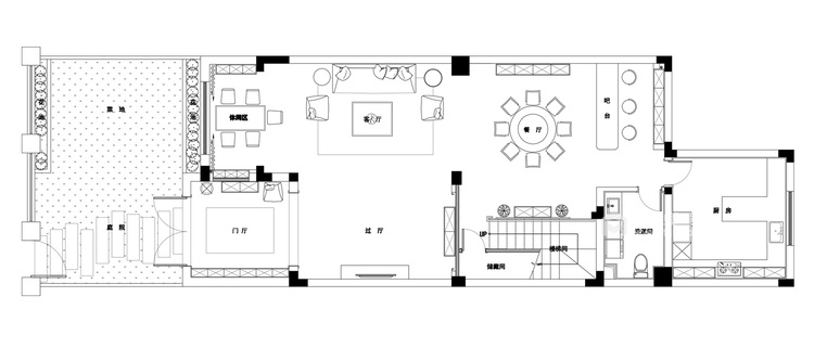320平新田城别墅现代风格-独树一帜-平面设计图及设计说明