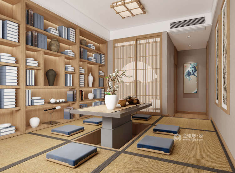 340平未来城悦都日式风格-书房