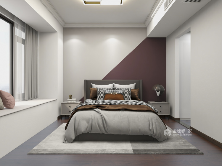 162平紫竹云山墅新中式风格-卧室效果图及设计说明