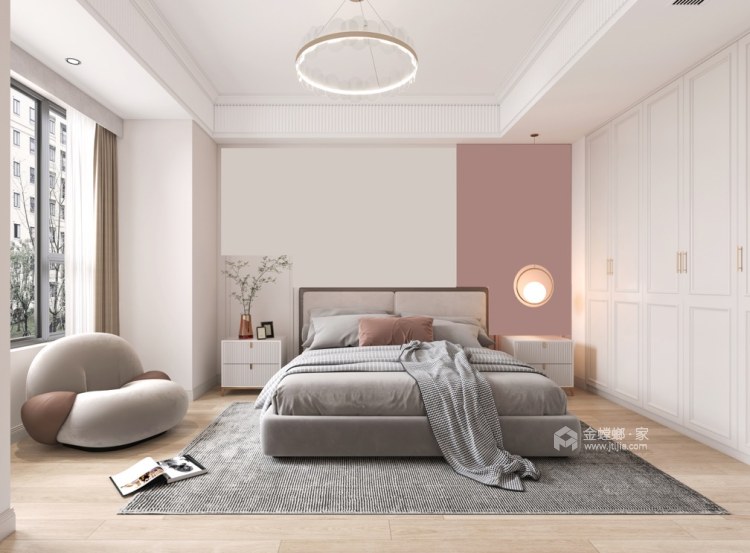 158平中建之星法式风格-卧室效果图及设计说明