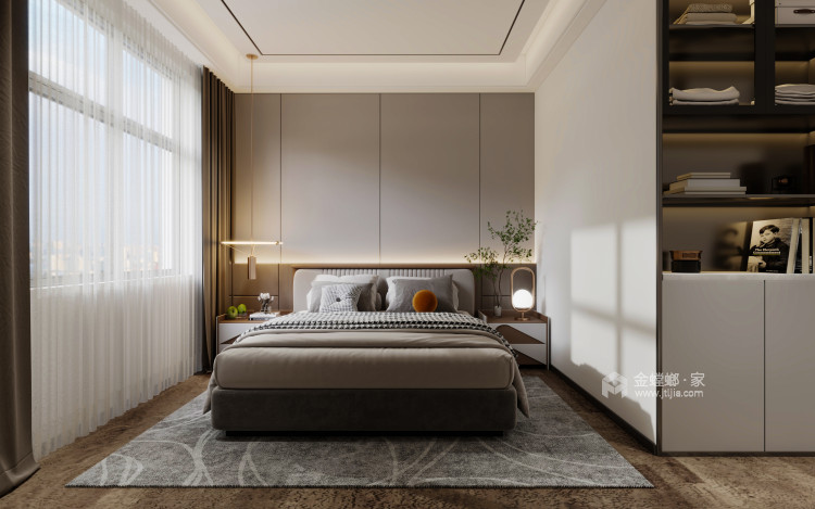 400平观澜雅苑现代风格-美学之家-卧室效果图及设计说明