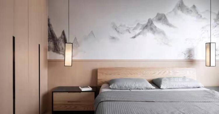 115平穗丰花园中式风格-卧室效果图及设计说明