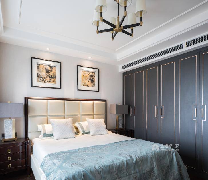 142平雅戈尔天宸美式风格-卧室效果图及设计说明