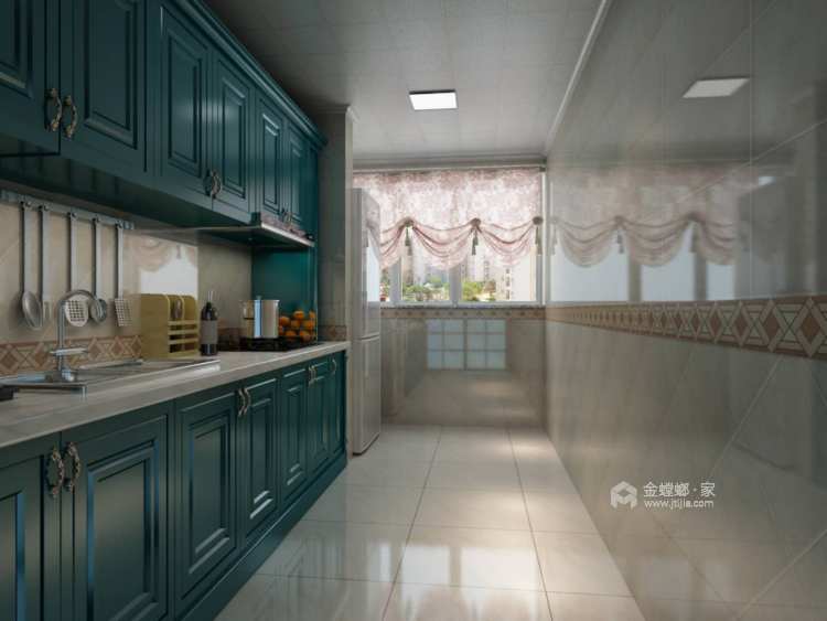 123平正商城泰园美式风格-厨房