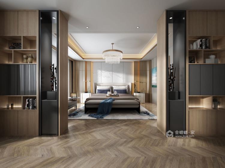 800平传麟湾现代风格-雅致于韵-卧室效果图及设计说明