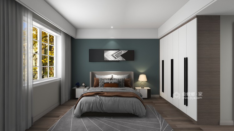 118平公园首府新中式风格-卧室效果图及设计说明