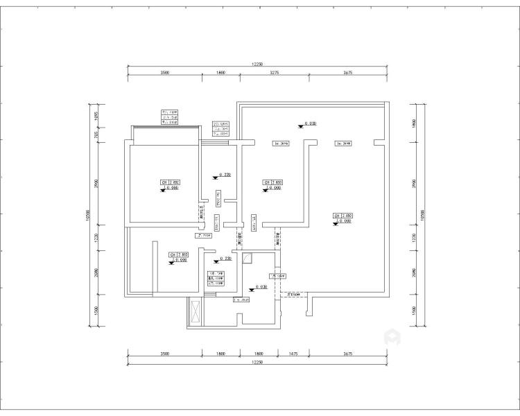 120平凯德世纪名邸现代风格-业主需求&原始结构图