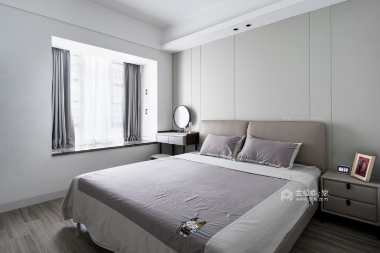 141平紫境府现代风格-卧室效果图及设计说明