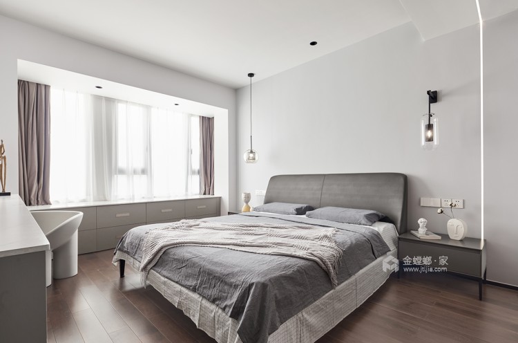 120平凯德世纪名邸现代风格-卧室效果图及设计说明