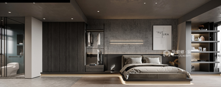 220平凯尔上东日式风格-卧室效果图及设计说明