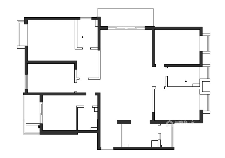 230平世茂翠泊湾现代风格-4室2厅现代风“橙咖”-业主需求&原始结构图