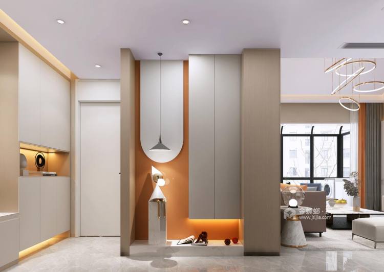 230平中信国安城现代风格-“橙”心如意-其他空间