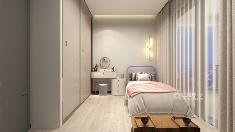 121平天誉现代风格-卧室效果图及设计说明