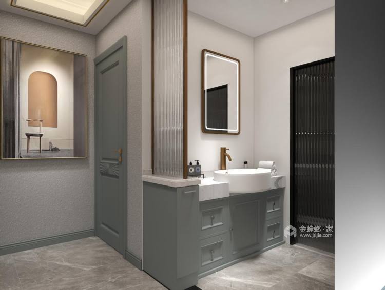 127平棠颂府美式风格-卧室效果图及设计说明