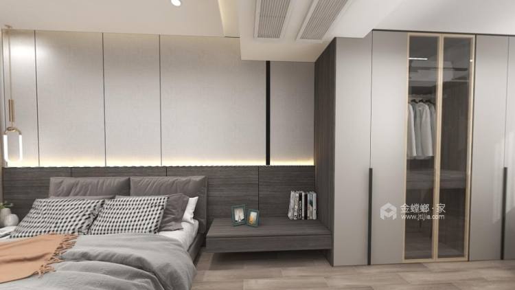 137平领地澜山现代风格-卧室效果图及设计说明