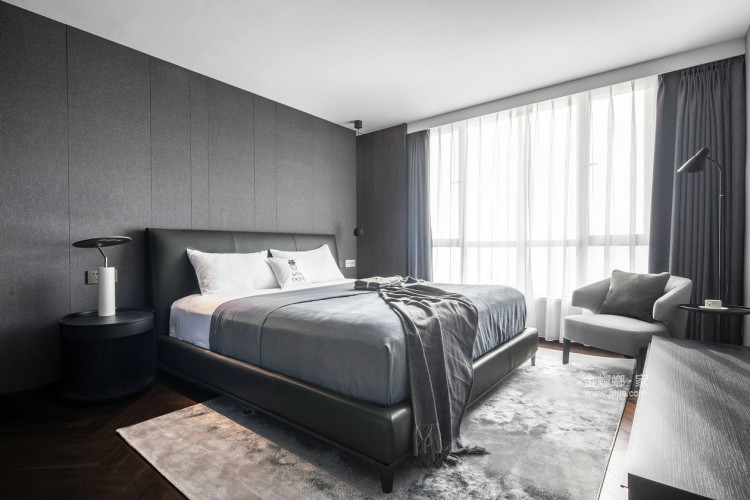 128平春风十里现代风格-卧室效果图及设计说明