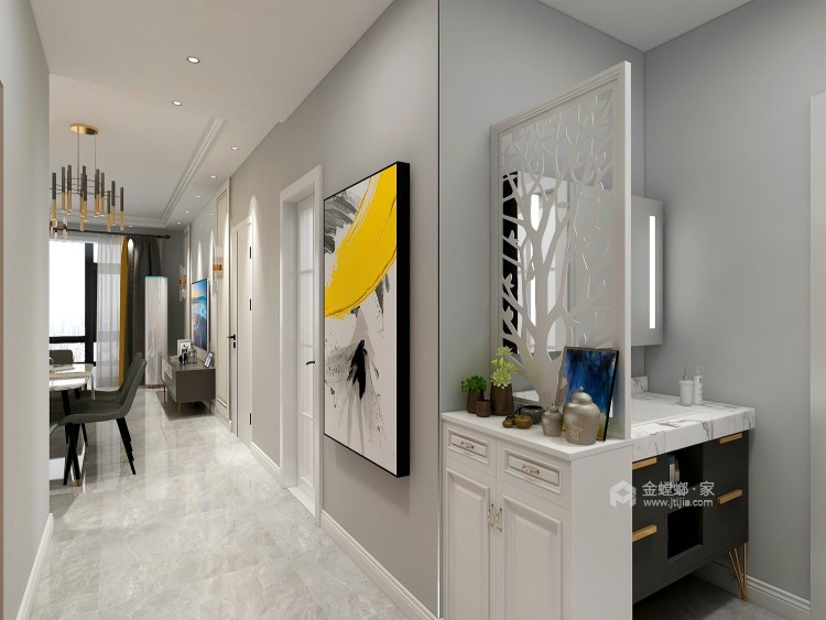 120平福晟园现代风格-卧室效果图及设计说明