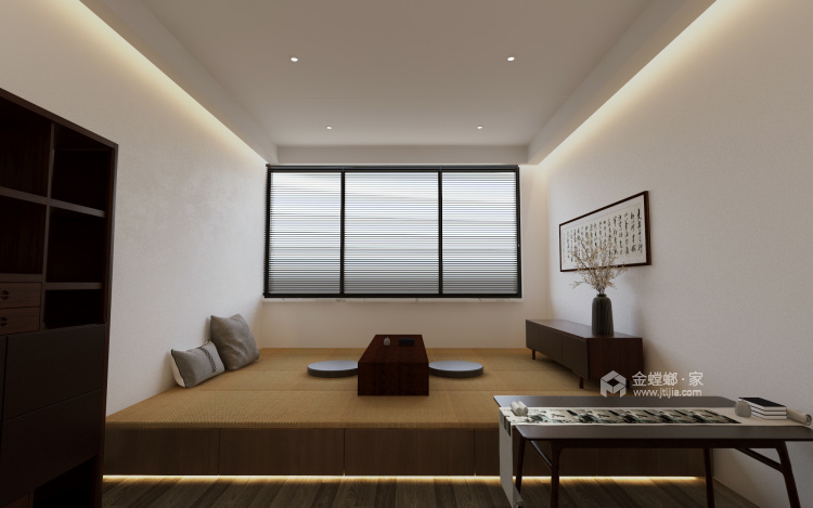 350平桃李春风新中式风格-卧室效果图及设计说明