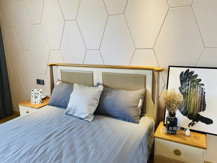 410平杜村自建民居新中式风格-卧室效果图及设计说明