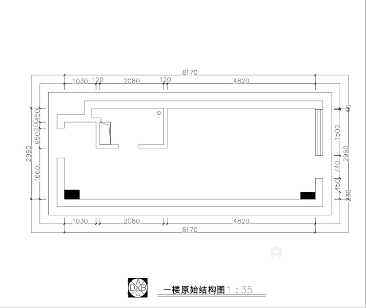 100平江泰美誉现代风格-LOFT现代简约-业主需求&原始结构图