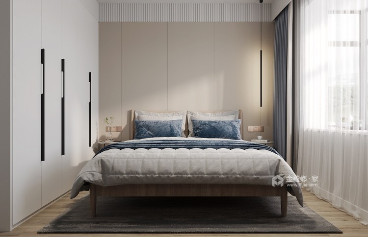 120平怡景湾现代风格-卧室效果图及设计说明