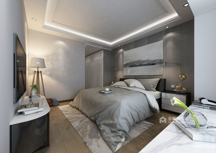 270平未来方舟现代风格-卧室效果图及设计说明