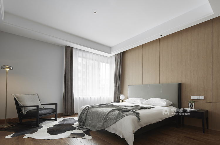 210平天伦庄园现代风格-卧室效果图及设计说明
