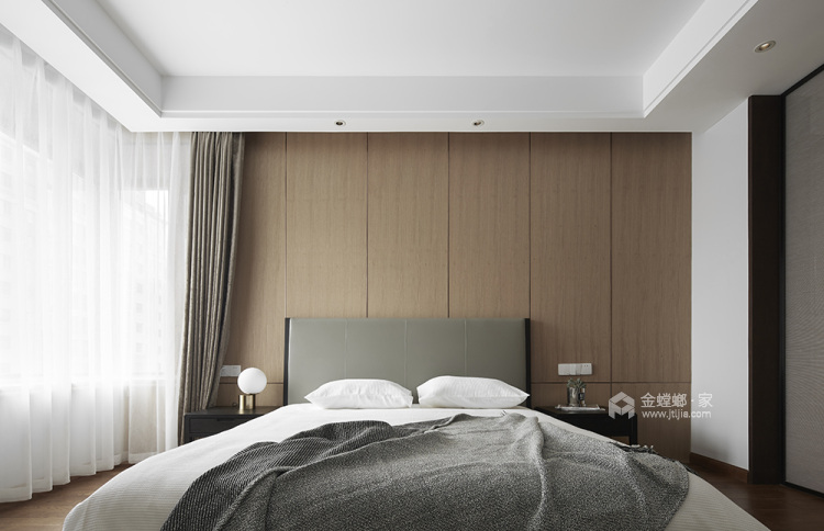 210平天伦庄园现代风格-卧室效果图及设计说明