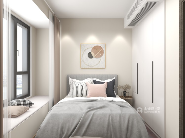 103平都会上品现代风格-卧室效果图及设计说明