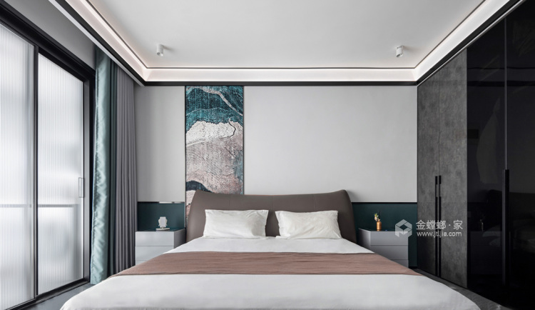 131平凤凰华府A区现代风格-简约也可以这样来-卧室效果图及设计说明