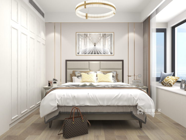 143平上贤府美式风格-卧室效果图及设计说明