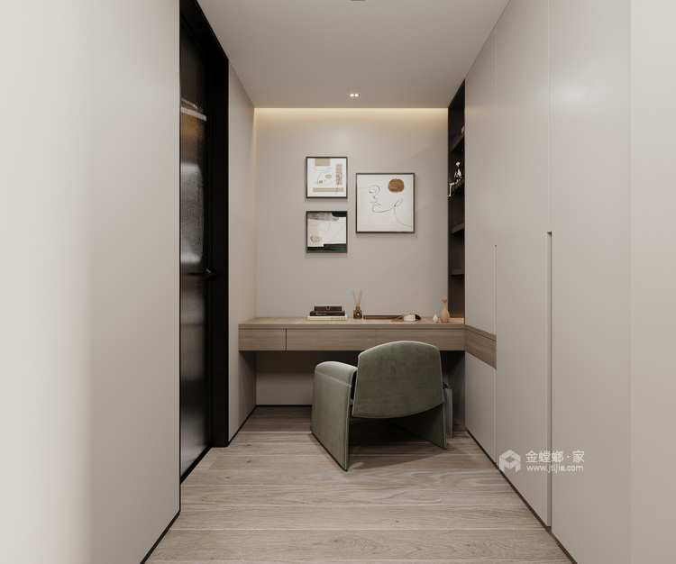 170平壹湖国际现代风格-卧室效果图及设计说明