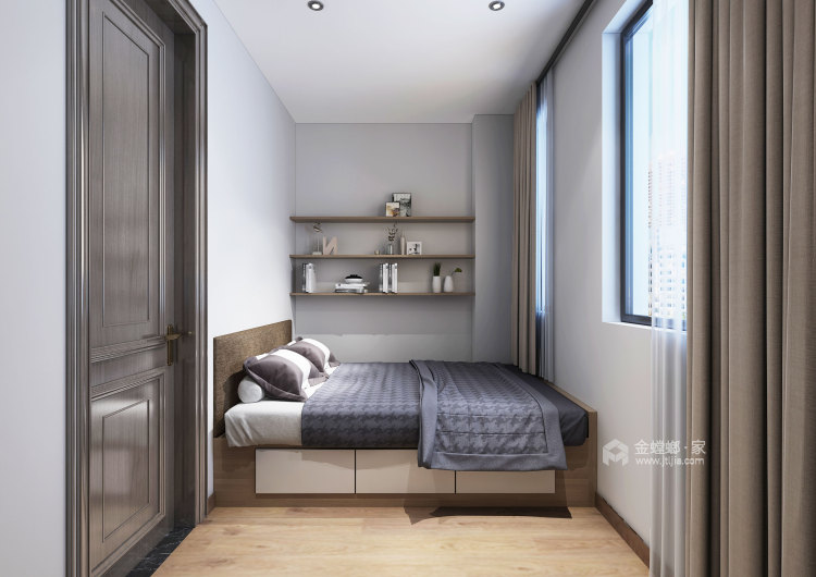 209平未来方舟现代风格-卧室效果图及设计说明
