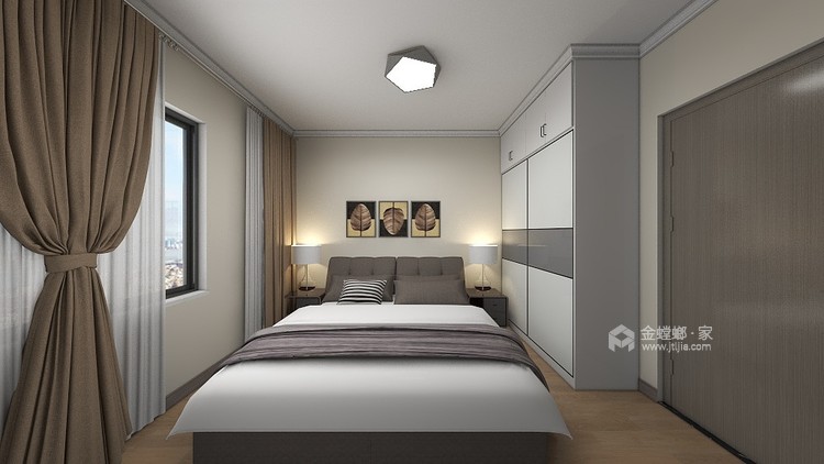 115平叙州区现代风格-卧室效果图及设计说明