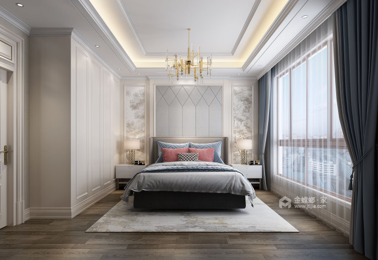 540平观府壹号法式风格-卧室效果图及设计说明