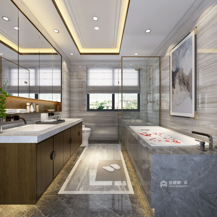910平未来方舟新中式风格-卧室效果图及设计说明