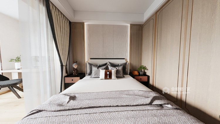 160平叙州区新中式风格-卧室效果图及设计说明