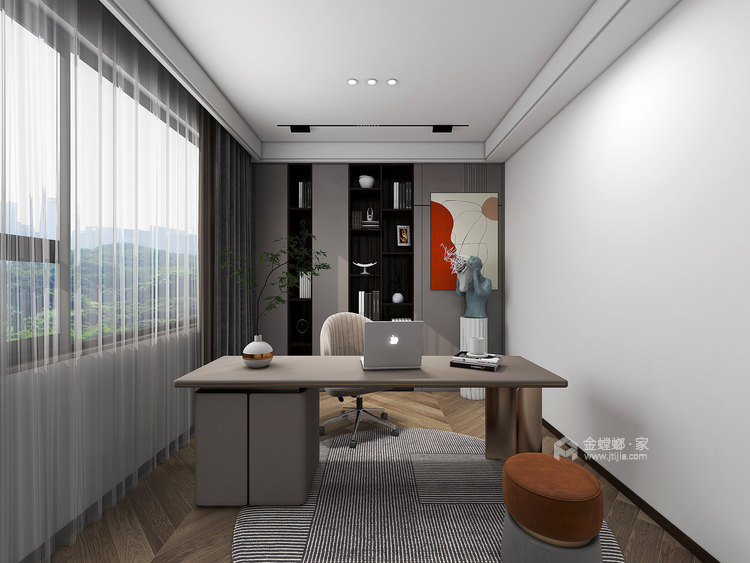 248平阳光上城现代风格-卧室效果图及设计说明