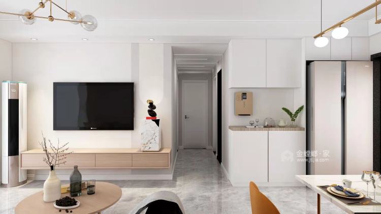 89平翡翠城日式风格-简约的家-客厅效果图及设计说明