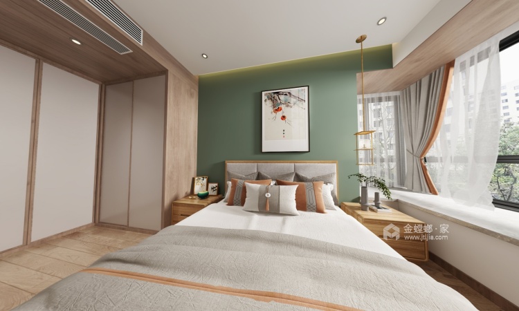 95平兰台府日式风格-卧室效果图及设计说明