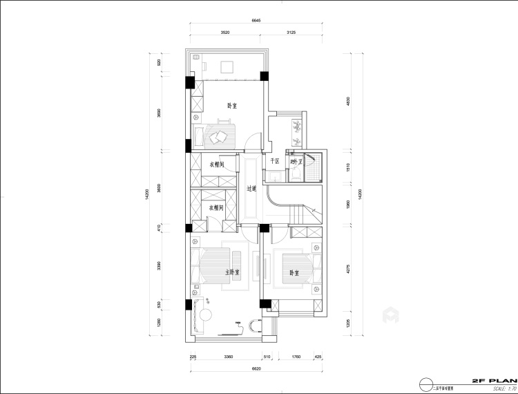 275平独墅湾现代风格-业主需求&原始结构图
