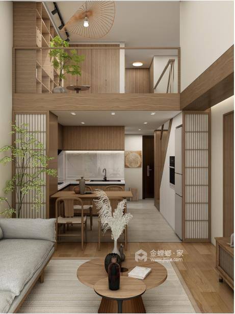 108平臻湾汇现代风格-客厅效果图及设计说明
