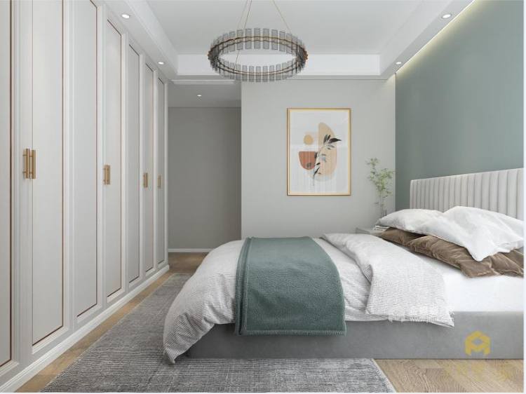 110平凯丰花园现代风格-卧室效果图及设计说明