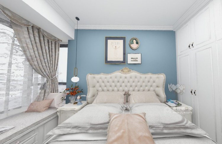 118平滟澜洲欧式风格-卧室效果图及设计说明