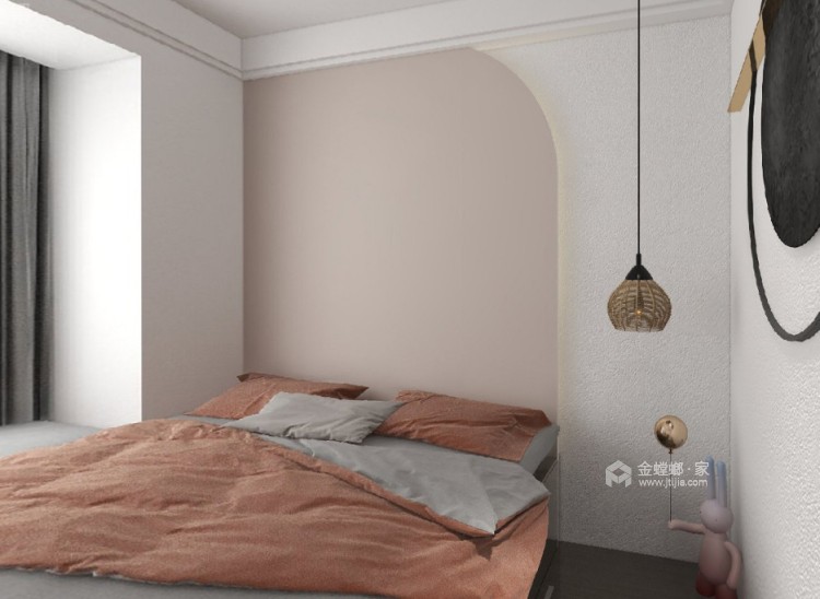 147平锦绣新城现代风格-卧室效果图及设计说明