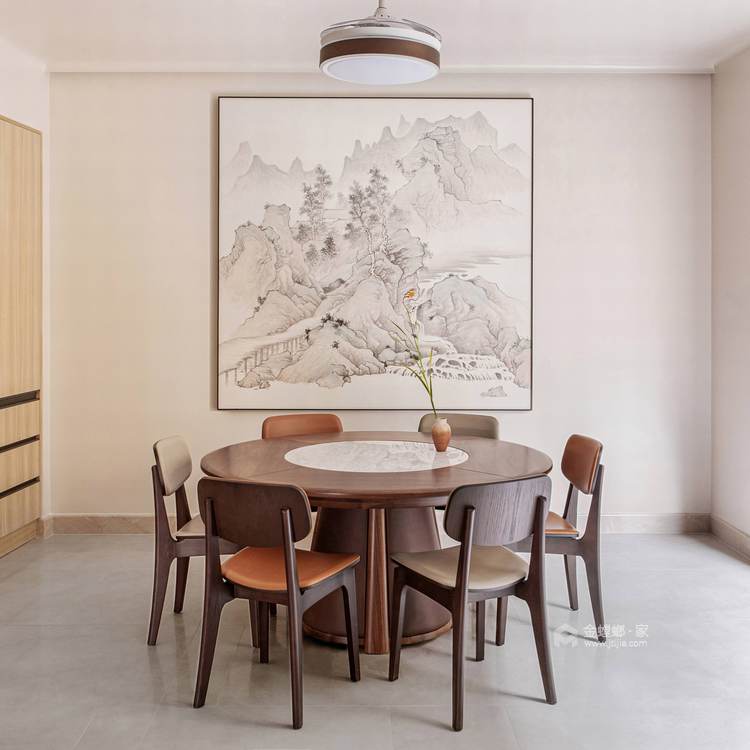 200平东原日式风格-一种舒适的高级美-餐厅效果图及设计说明