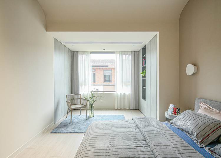 200平东原日式风格-一种舒适的高级美-卧室效果图及设计说明