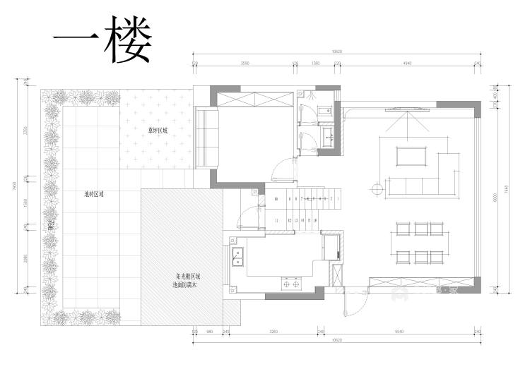 147平锦绣新城现代风格-平面设计图及设计说明