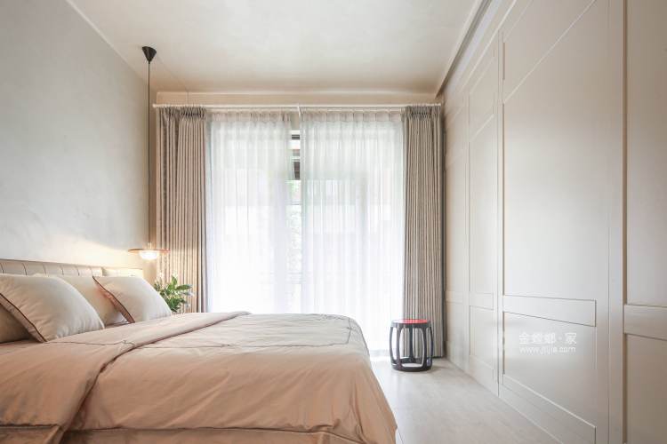 200平东原日式风格-一种舒适的高级美-卧室效Ψ果图及设计说明