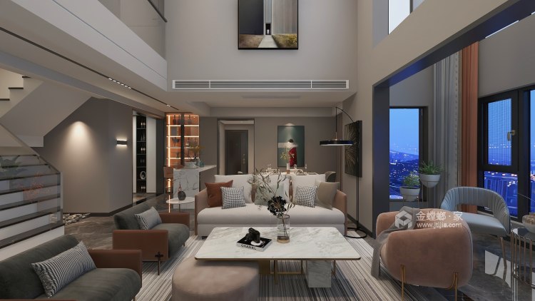 260平温莎国际现代风格-卧室效果图及设计说明